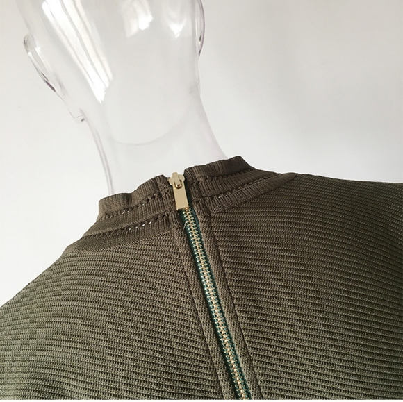 NWT UNBRANDED Short Sleeved Cotton Bandage Dress - Picture 6 of 8